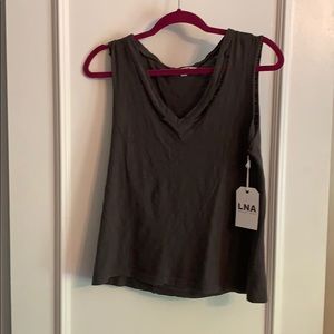 LNA tank top with cut outs